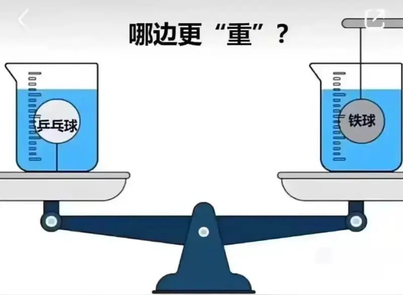 哪边更“重”？1000铁球乒乓球0000000