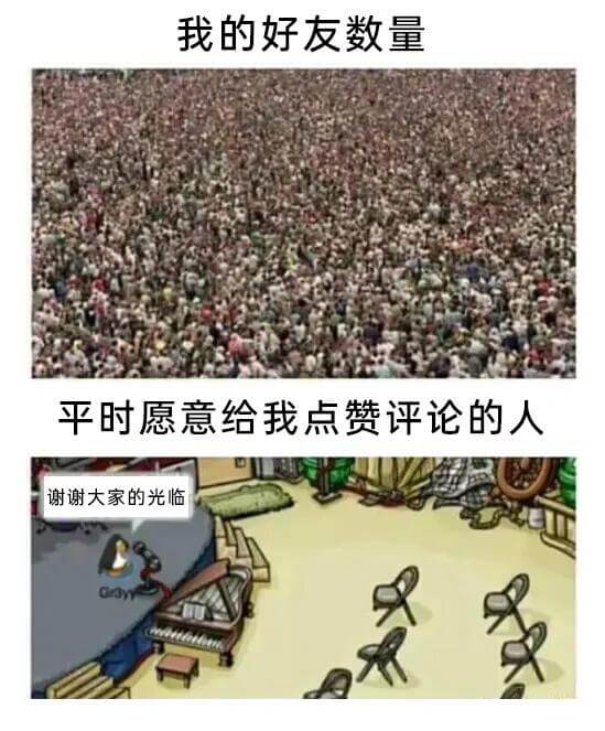 我的好友数量平时愿意给我点赞评论的人谢谢大家的光临