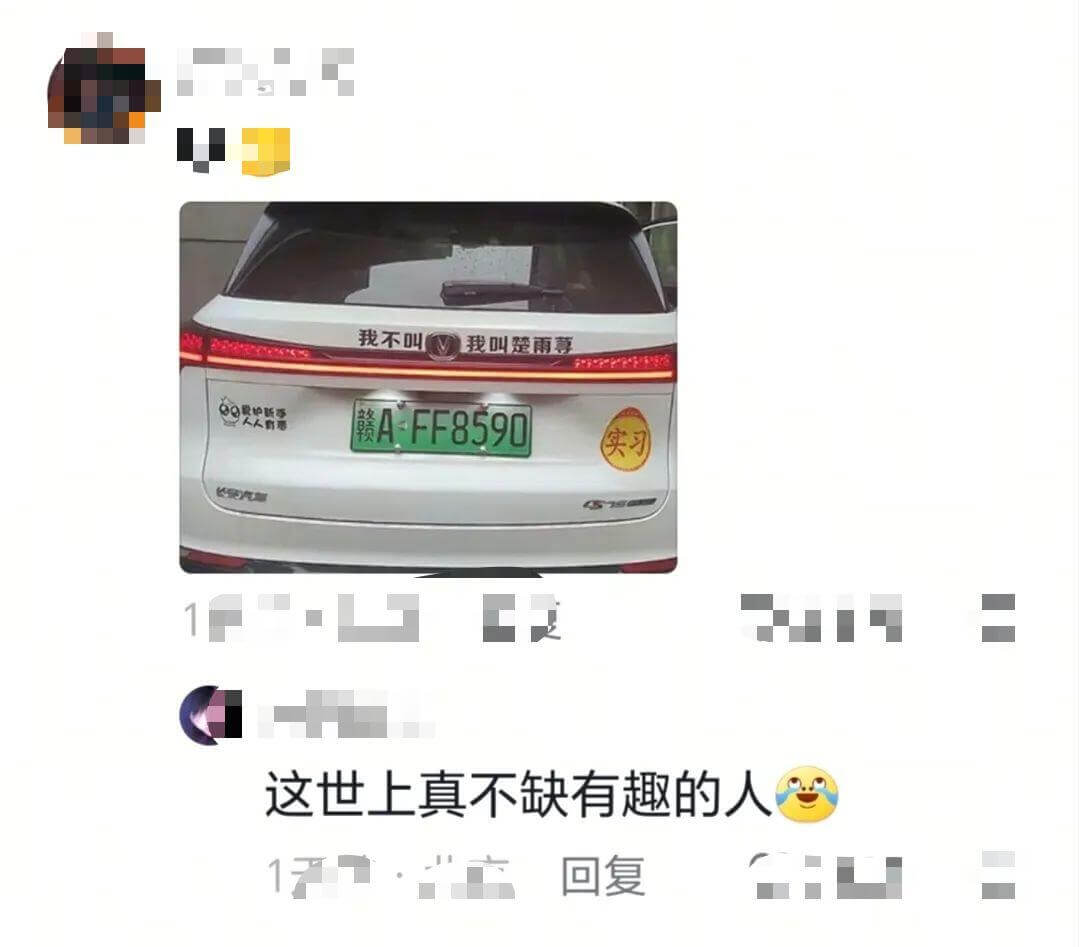 我不叫V，我叫楚雨尊赣A·FF8590实习这世上真不缺有趣的