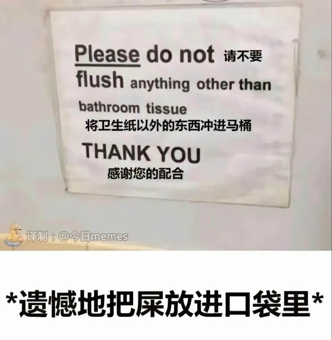 Pleasedonotflushanythingothert