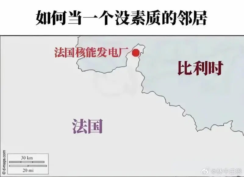 如何当一个没素质的邻居法国核能发电厂位于比利时和法国的交界处