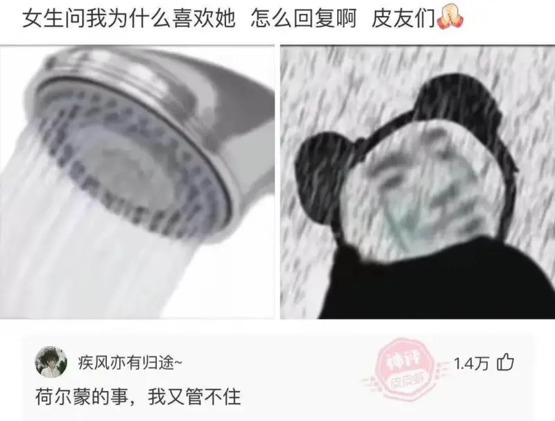 女生问我为什么喜欢她，怎么回复啊，皮友们。疾风亦有归途~荷尔