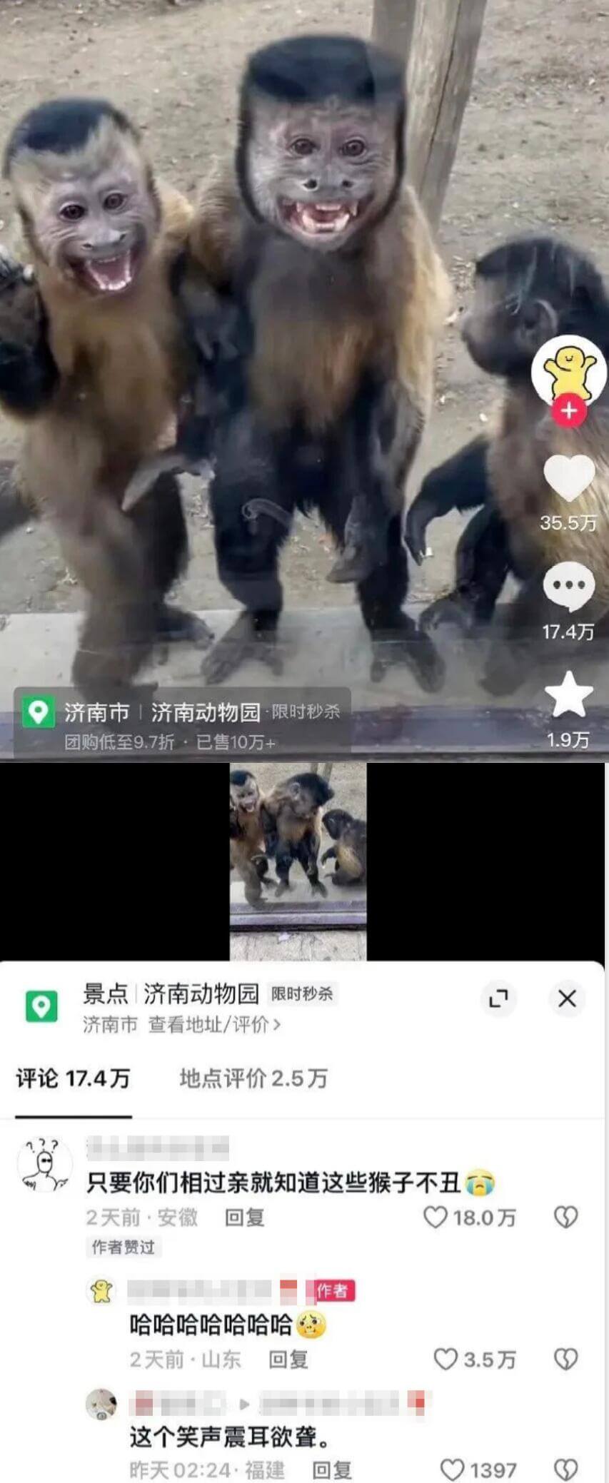 35.5万17.4万济南市丨济南动物园·限时秒杀团购低至9.