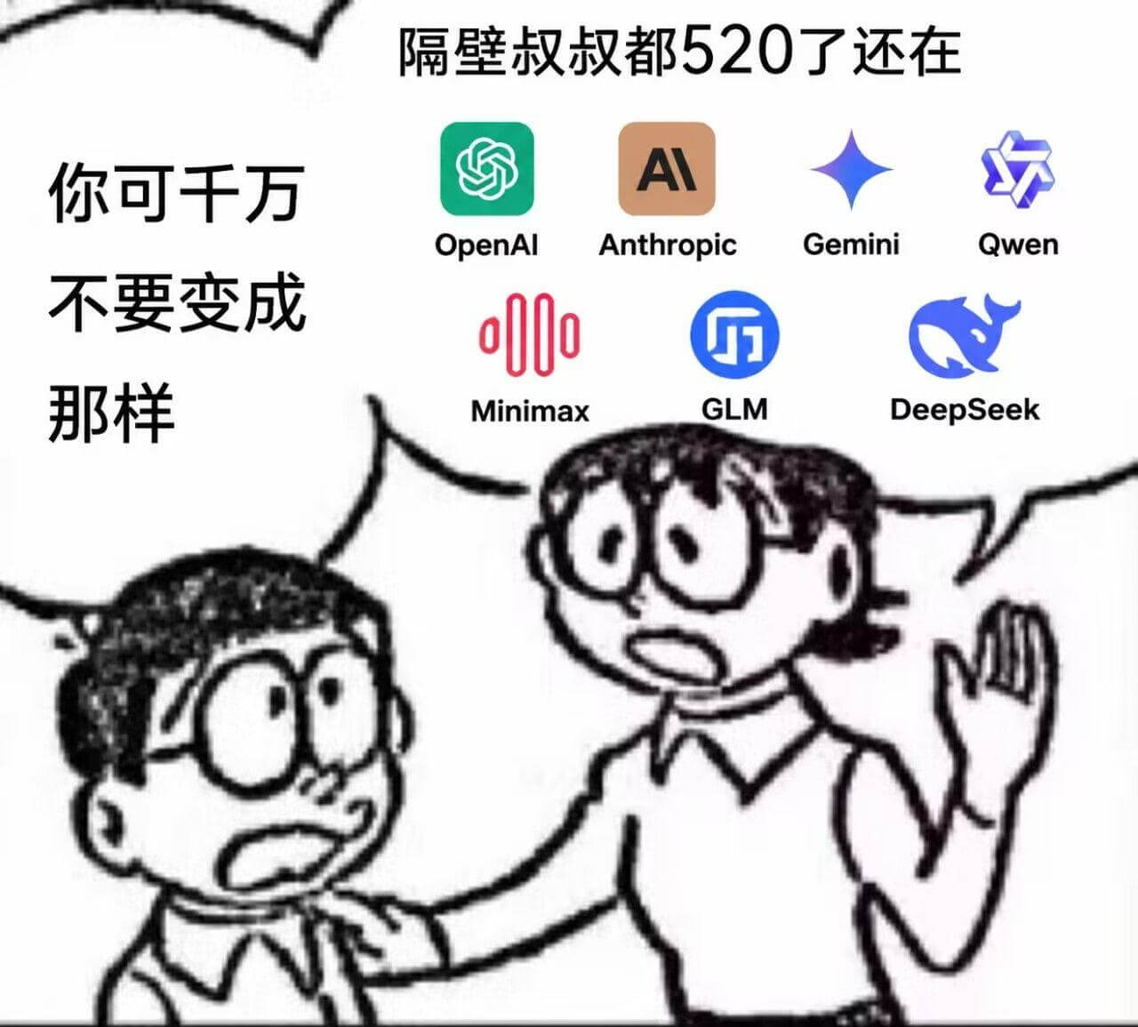 隔壁叔叔都520了还在Al、OpenAl、Anthropic