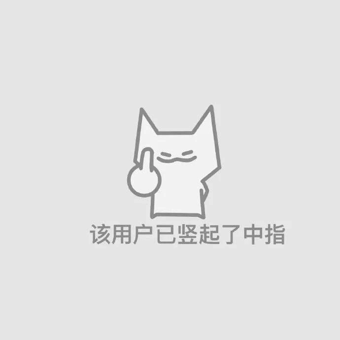 该用户已竖起了中指