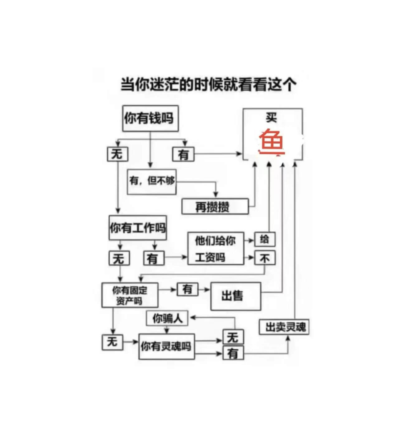 当你迷范的时候就看看这个你有钱吗买鱼无有有，但不够再揽揽你有