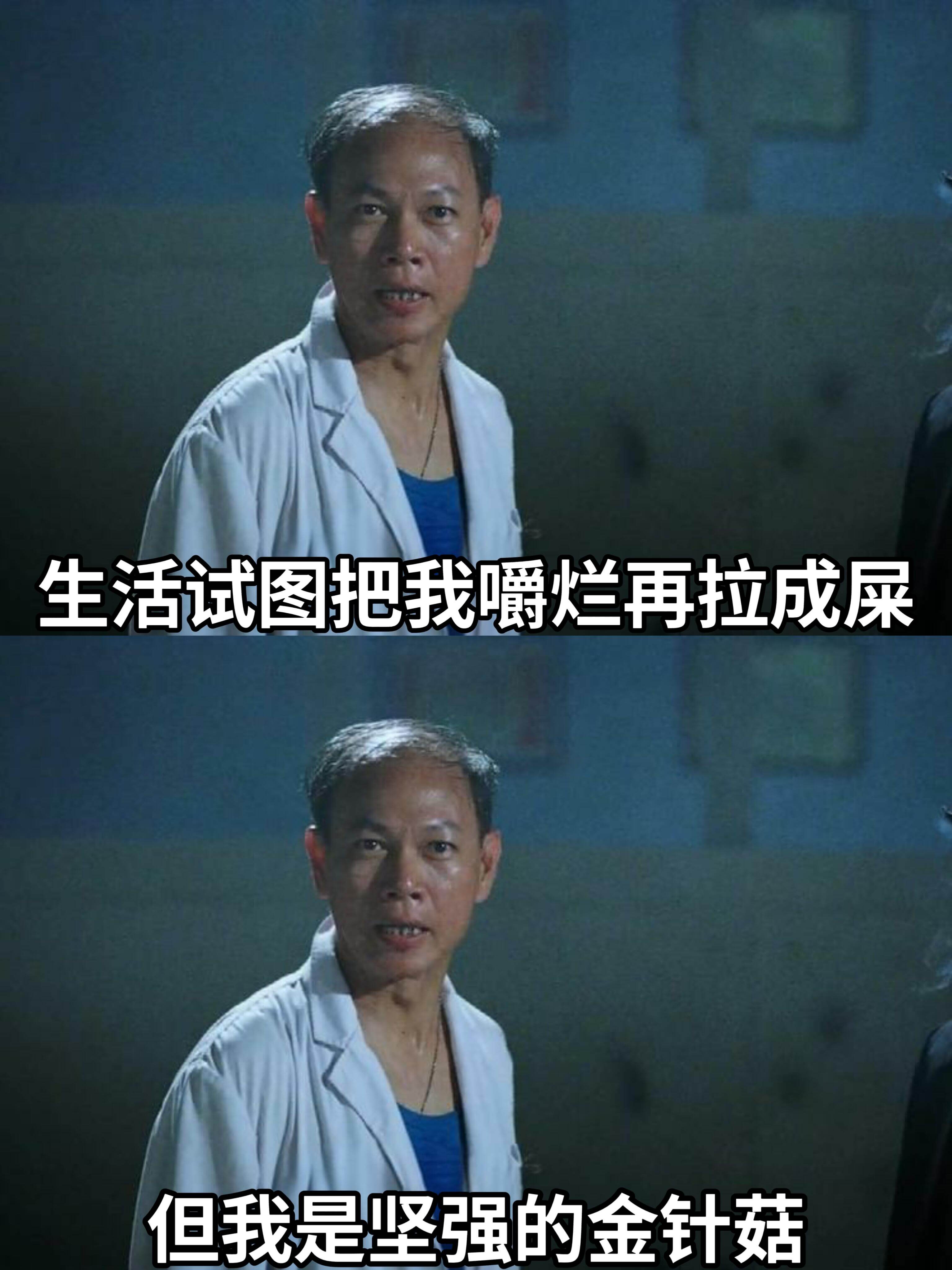 生活试图把我嚼烂再拉成屎，但我是坚强的金针菇。