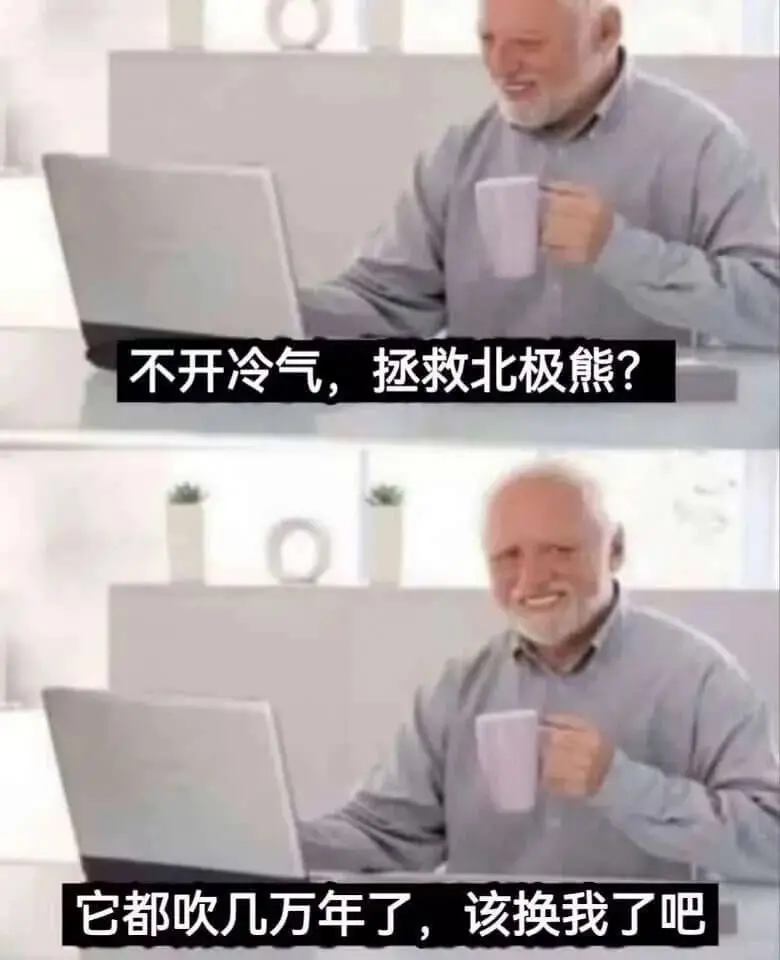 不开冷气，拯救北极熊？它都吹几万年了，该换我了吧