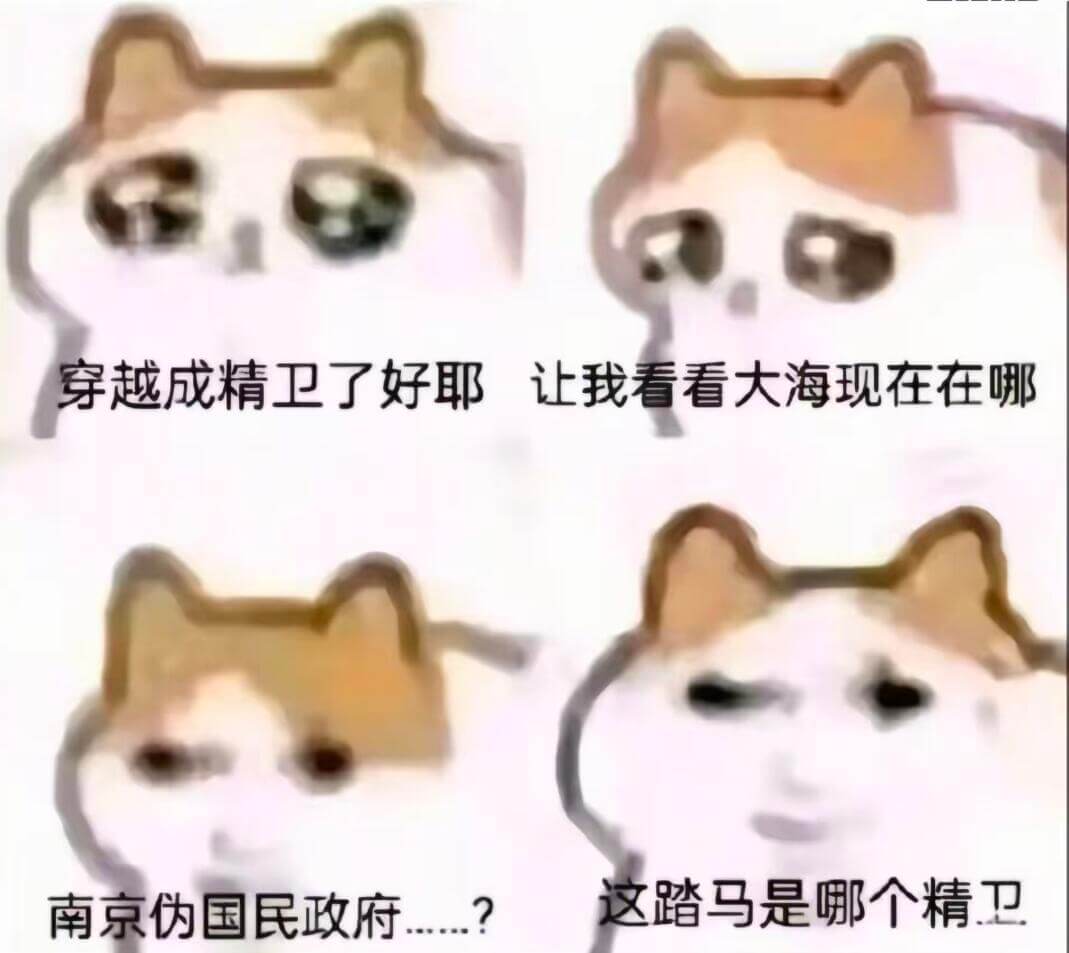 穿越成精卫了好耶让我看看大海现在在哪这踏马是哪个精卫？南京伪