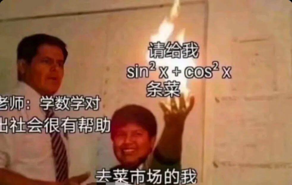 请给我sinx+cosx条菜老师：学数学对出社会很有帮助去菜