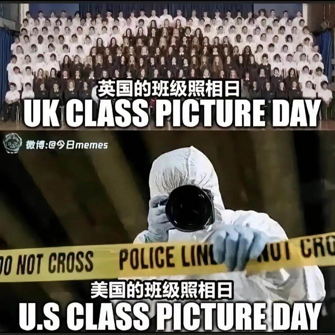 英国的班级照相日UKCLASSPICTUREDAY微博：@今