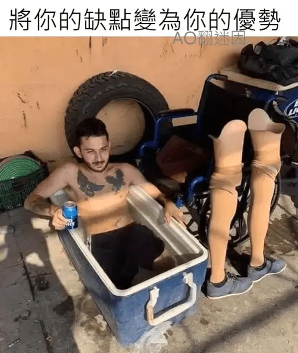 将你的缺點鳥你的優势