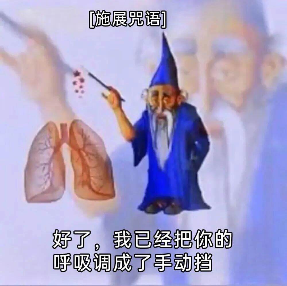 [施展咒语]好了，我已经把你的呼吸调成了手动挡