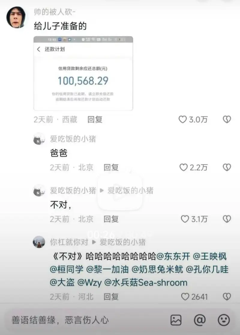 帅的被人砍给儿子准备的<还款计划信用贷款剩余应还总额（元）1