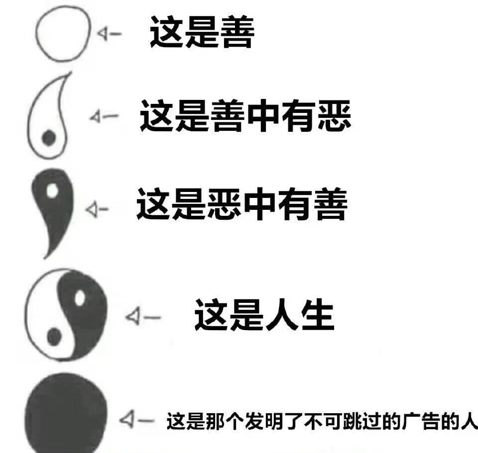 这是善这是善中有恶这是恶中有善这是人生这是那个发明了不可跳过