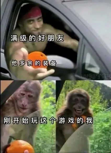 满级的好朋友他多余的装备刚开始玩这个游戏的我