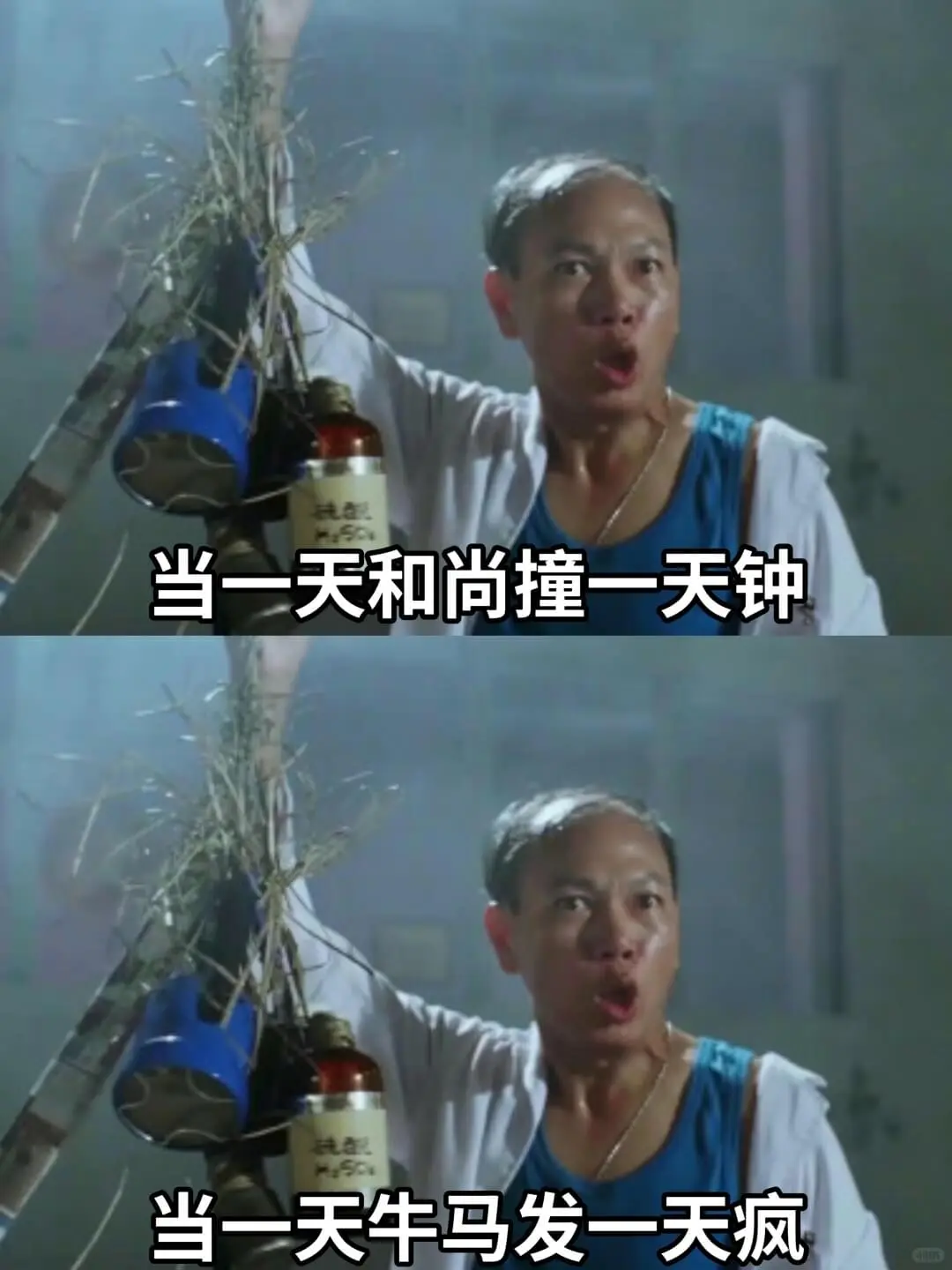 当一天和尚撞一天钟当一天牛马发一天疯