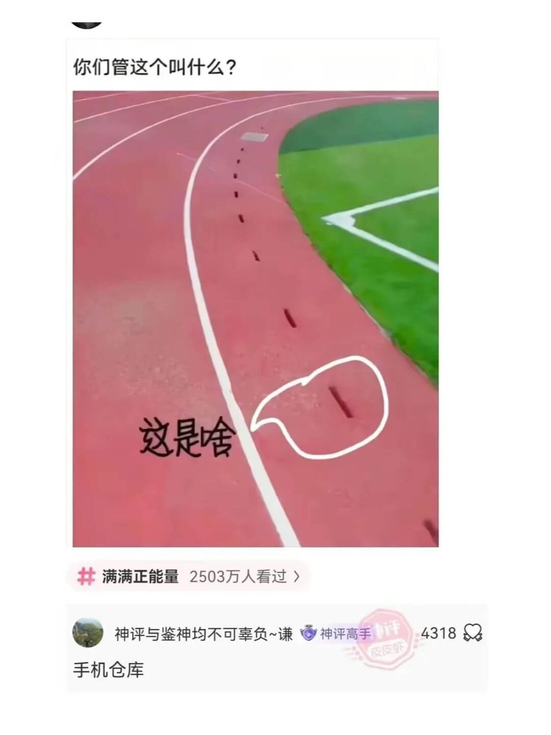 你们管这个叫什么?这是啥满满正能量2503万人看过>神评与鉴