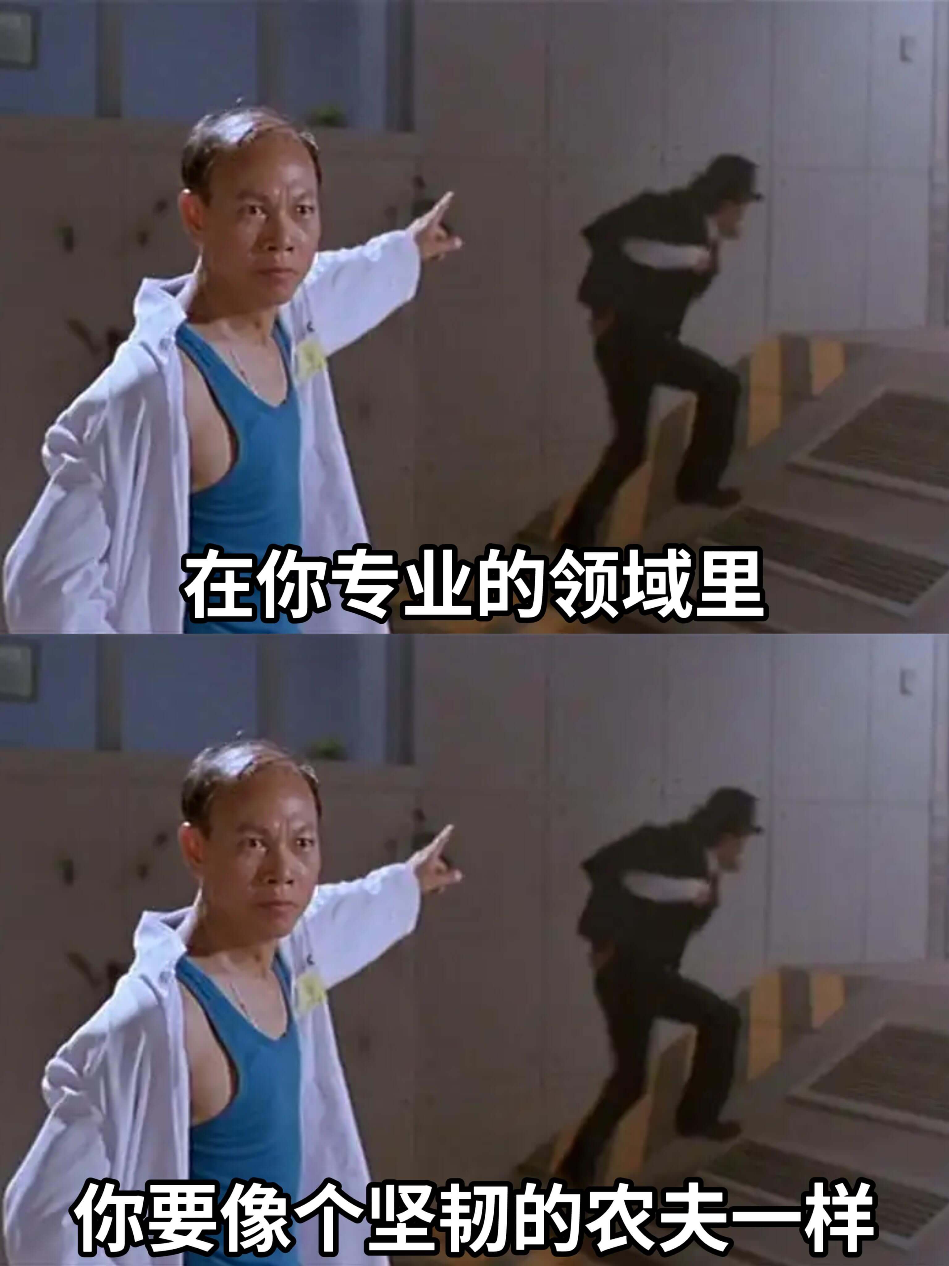 在你专业的领域里，你要像个坚韧的农夫一样。