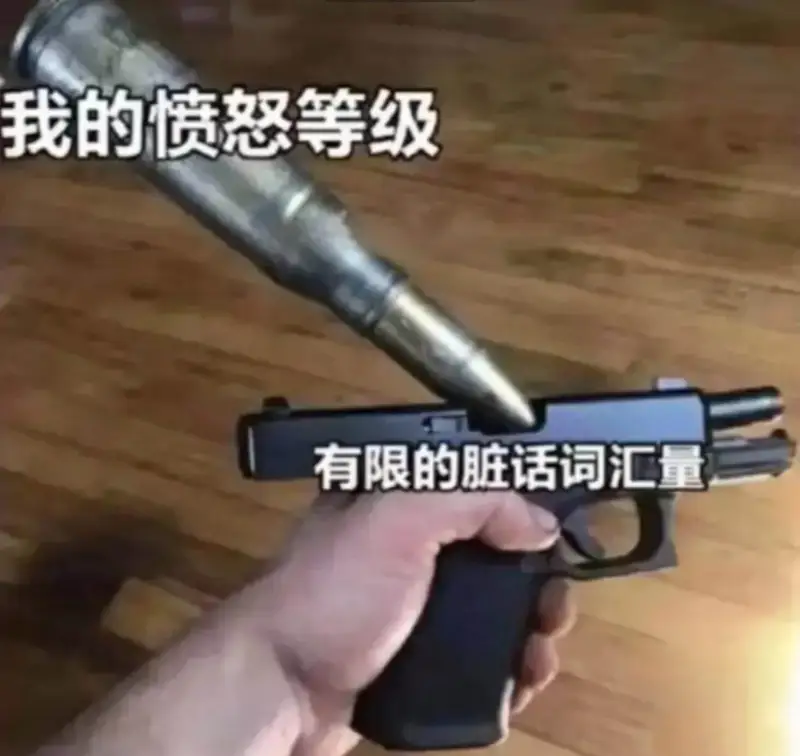 我的愤怒等级：有限的脏话词汇量。