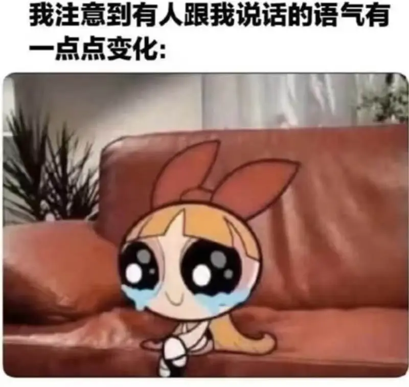 我注意到有人跟我说话的语气有有一点点变化：
