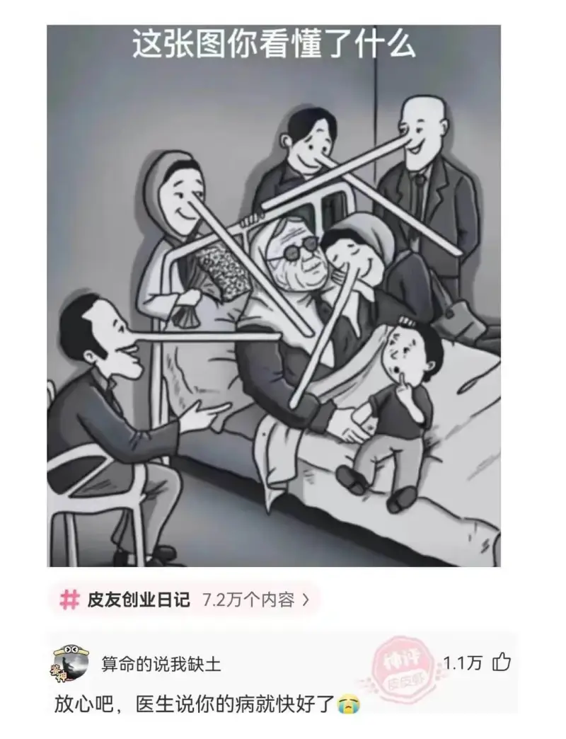 这张图你看懂了什么皮友创业日记7.2万个内容>算命的说我缺土