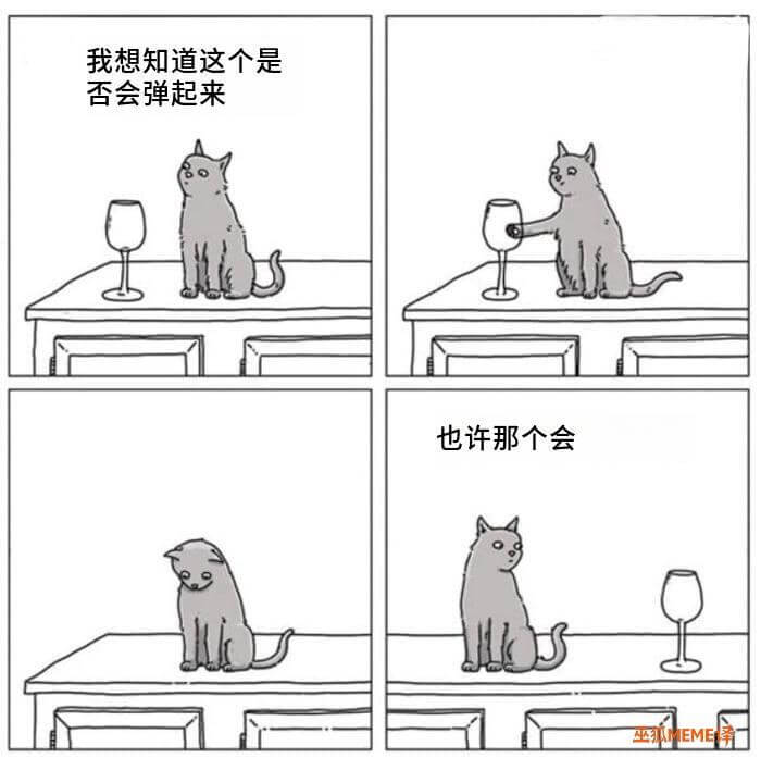 我想知道这个是否会弹起来也许那个会巫狐MEME译