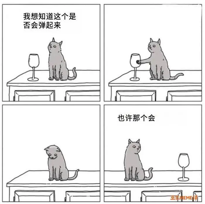 我想知道这个是否会弹起来也许那个会巫狐MEME译