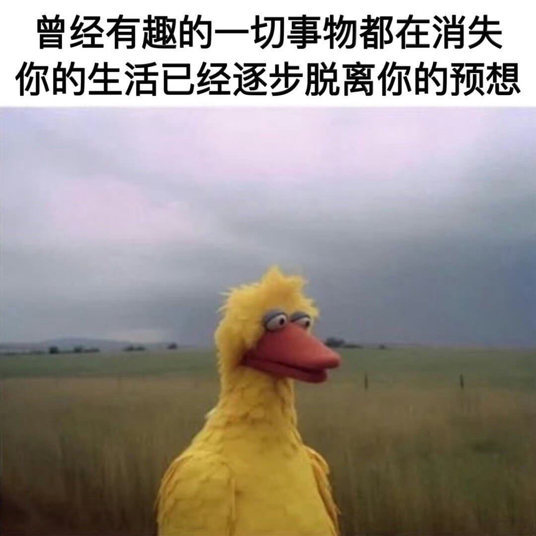 曾经有趣的一切事物都在消失你的生活已经逐步脱离你的预想