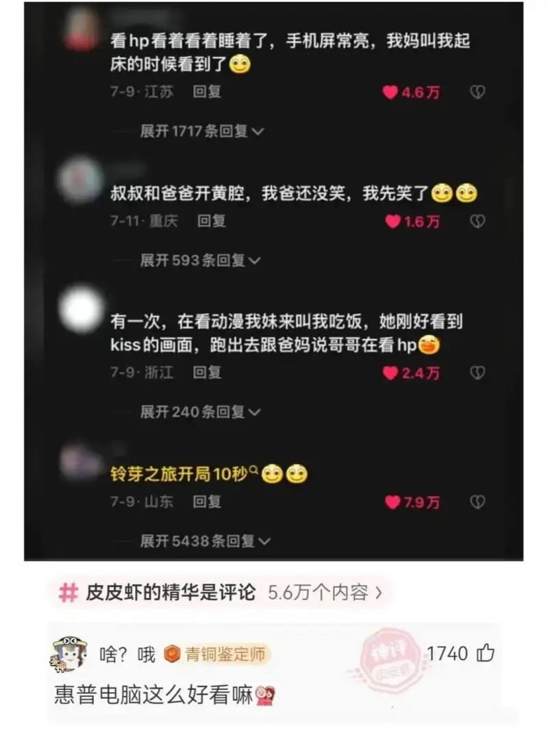 看hp看着看着睡着了，手机屏常亮，我妈叫我起床的时候看到了7