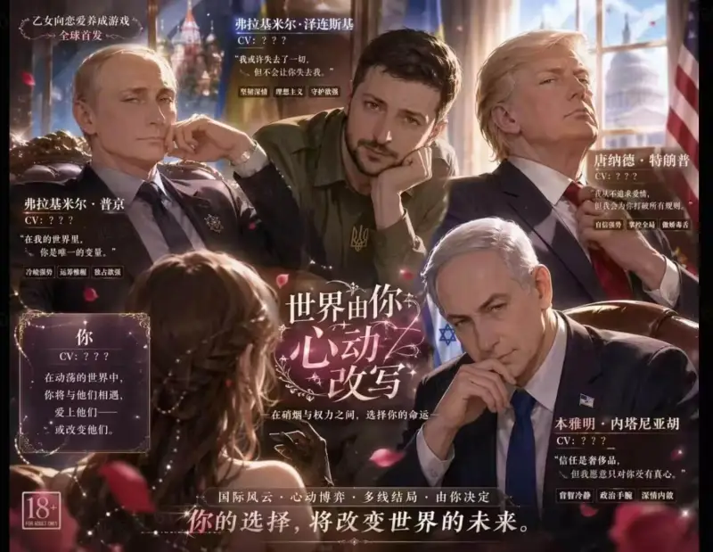 乙女向恋爱养成游戏弗拉基米尔·泽连斯基全球首发CV：？？？“