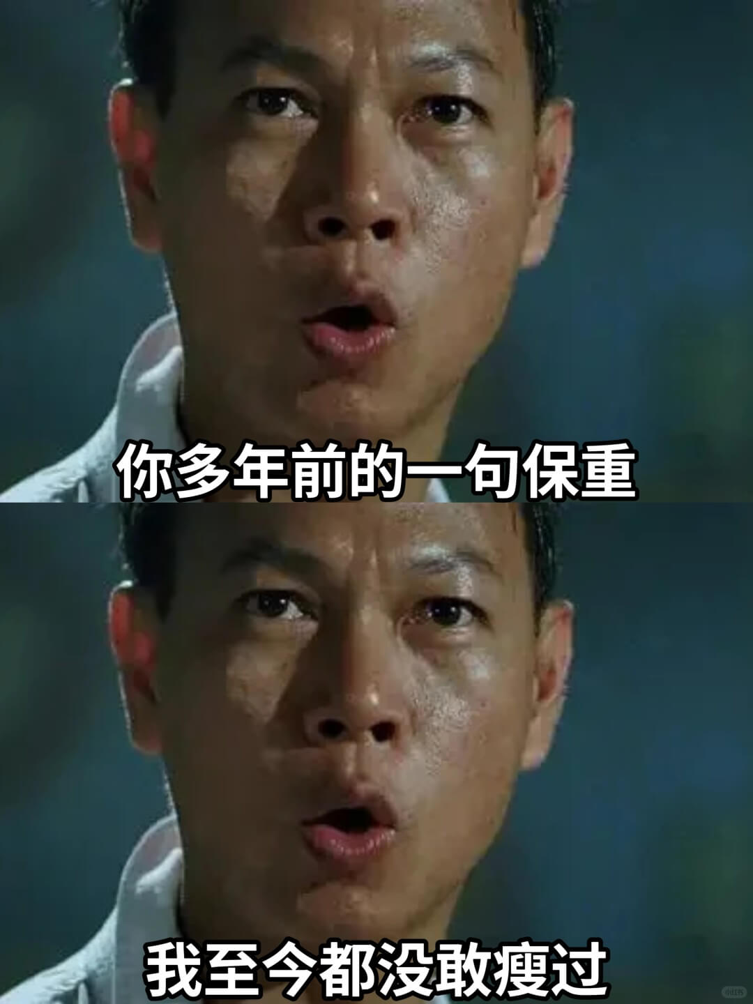 你多年前的一句保重我至今都没敢瘦过