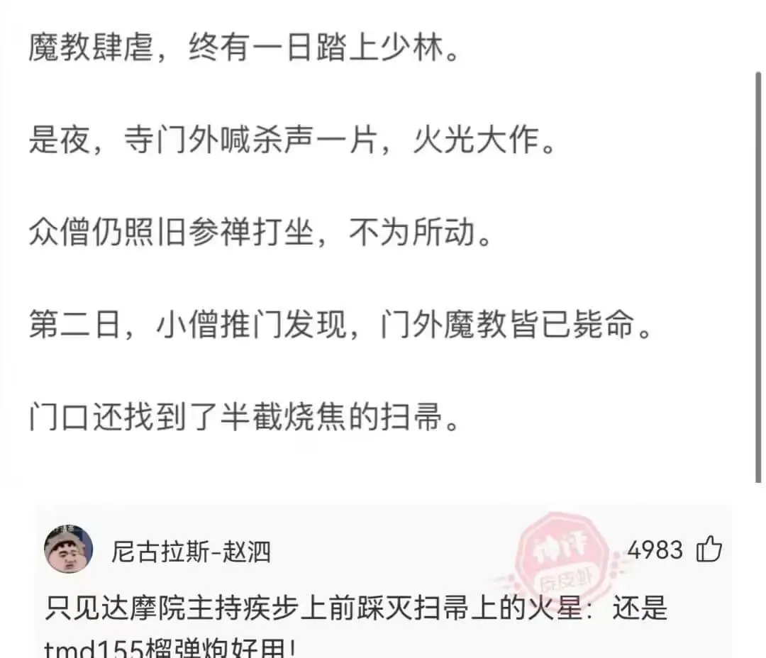 魔教肆虐,终有一日踏上少林。是夜,寺门外喊杀声一片,火光大作