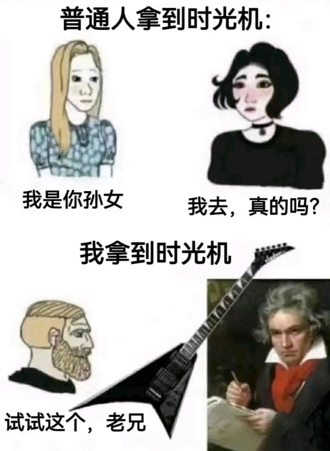 普通人拿到时光机：我是你孙女。“我去，真的吗？”我拿到时光机