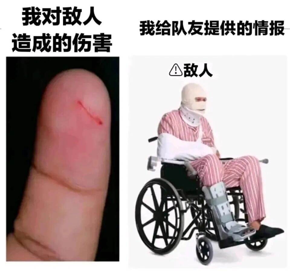 我对敌人造成的伤害我给队友提供的情报攻击敌人