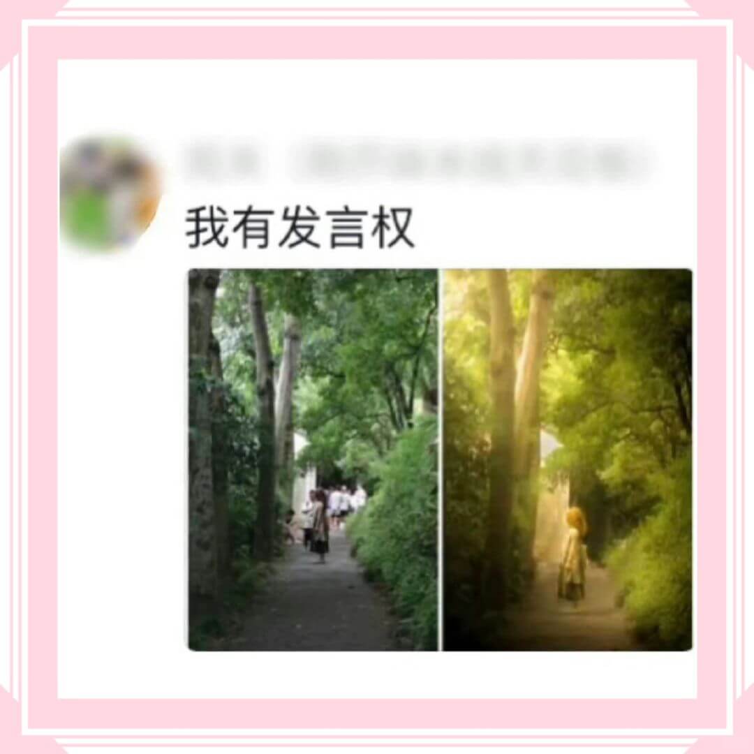 我有发言权