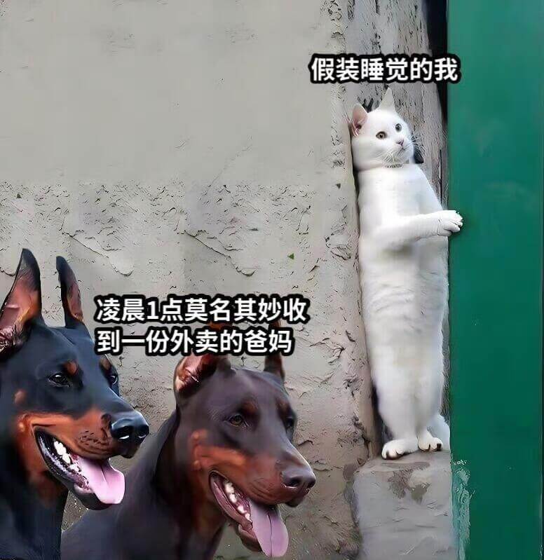 假装睡觉的我凌晨1点，莫名其妙收到一份外卖的爸妈