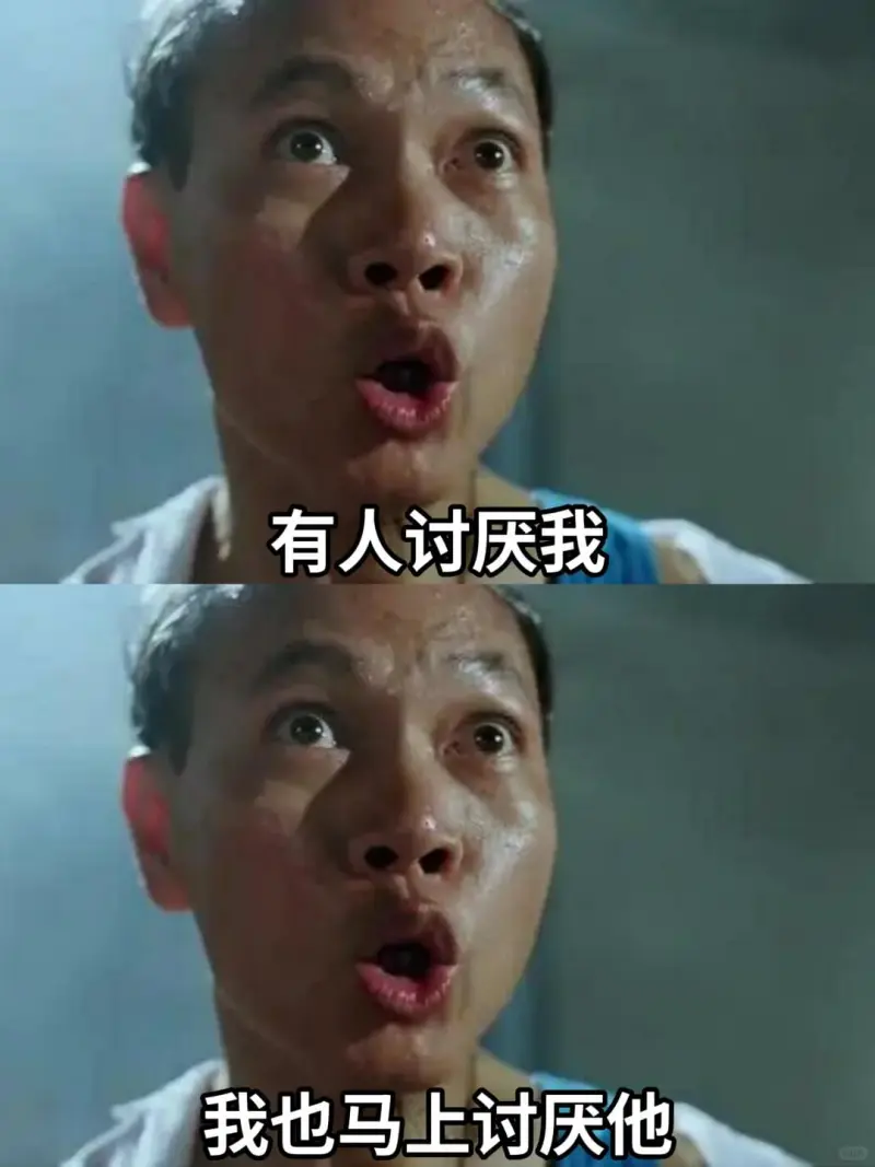 有人讨厌我我也马上讨厌他