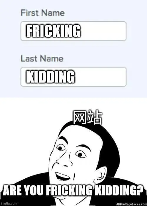 FirstName:FRICKINGLastName:KID