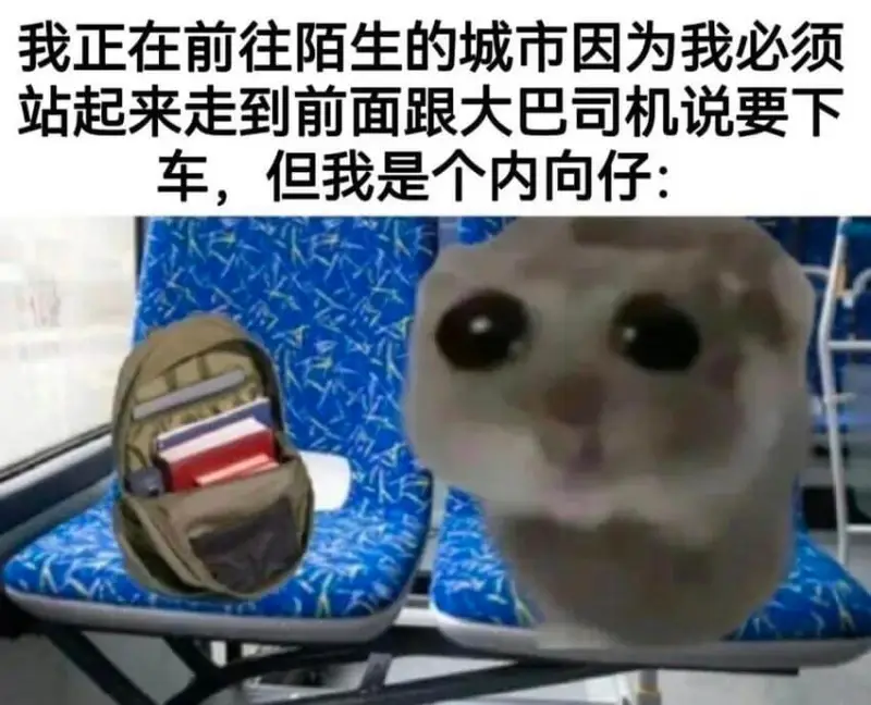 我正在前往陌生的城市因为我必须站起来走到前面跟大巴司机说要下