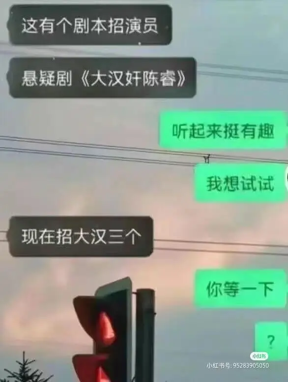 这有个剧本招演员悬疑剧《大汉奸陈睿》听起来挺有趣，我想试试。