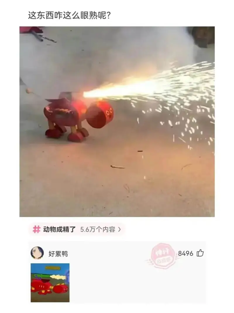 这东西咋这么眼熟呢?动物成精了5.6万个内容好累鸭