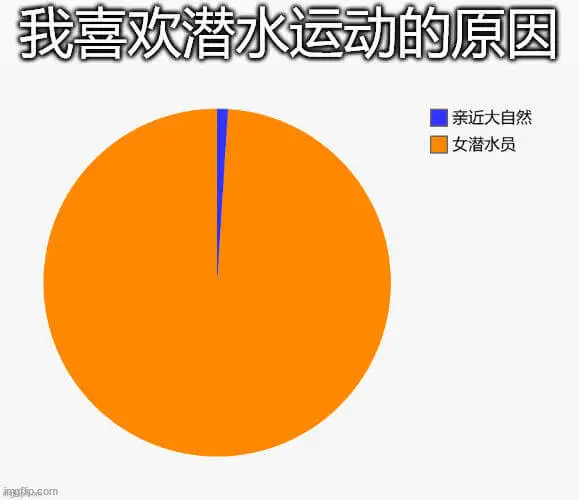 我喜欢潜水运动的原因亲近大自然女潜水员