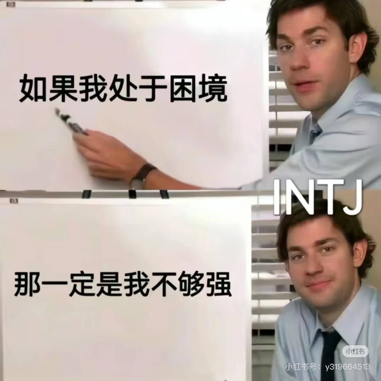 如果我处于困境INTJ那一定是我不够强小红书小红书号：y31
