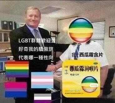 LGBT群織款迎童好奇我的購傲旗我西瓜霜含片代表哪一種性向西