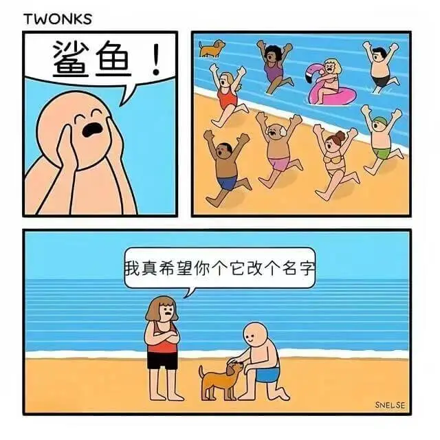 TWONKS鲨鱼我真希望你给它改个名字SNELSE