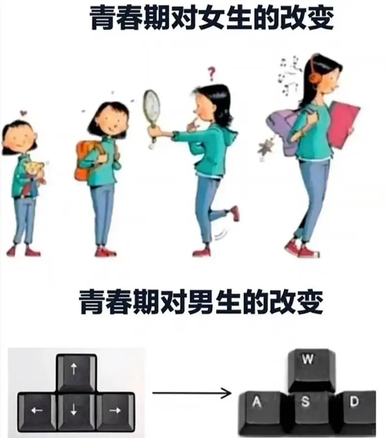 青春期对女生的改变青春期对男生的改变