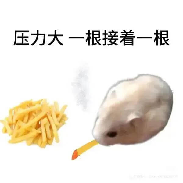 压力大一根接着一根