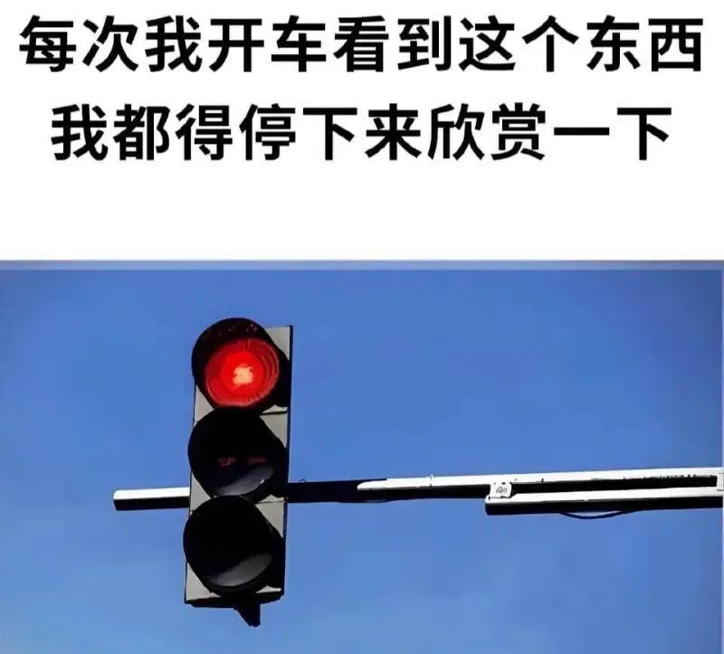 每次我开车看到这个东西，我都得停下来欣赏一下。