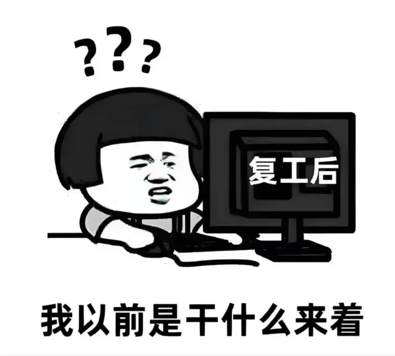复工后我以前是干什么来着？